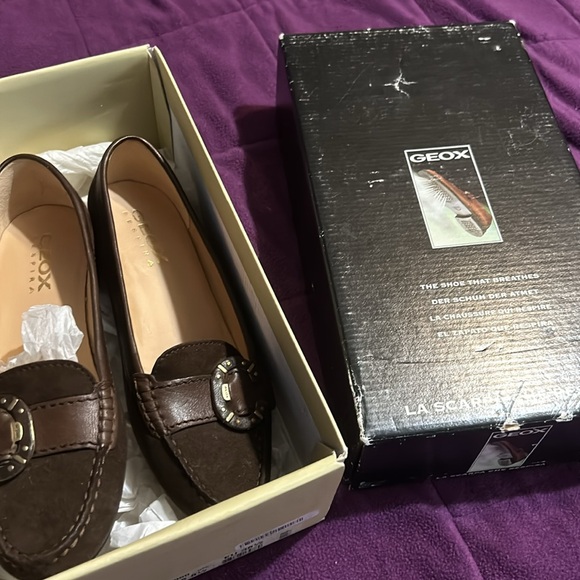 Geox Respira EUC brown suede women's loafer size EU 38 - Picture 11 of 15
